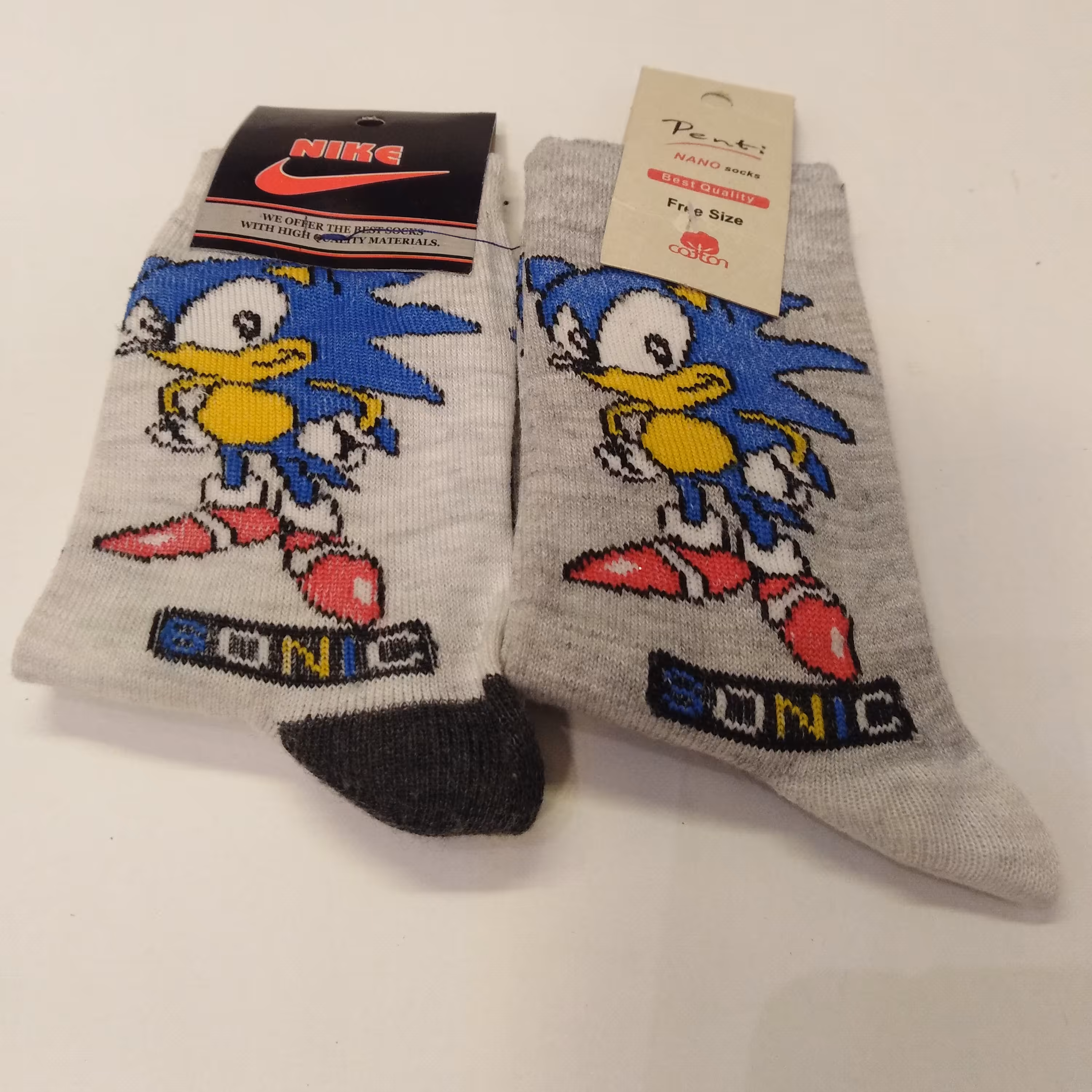 جوراب سونیک نخ پنبه پسرانه 3 سال