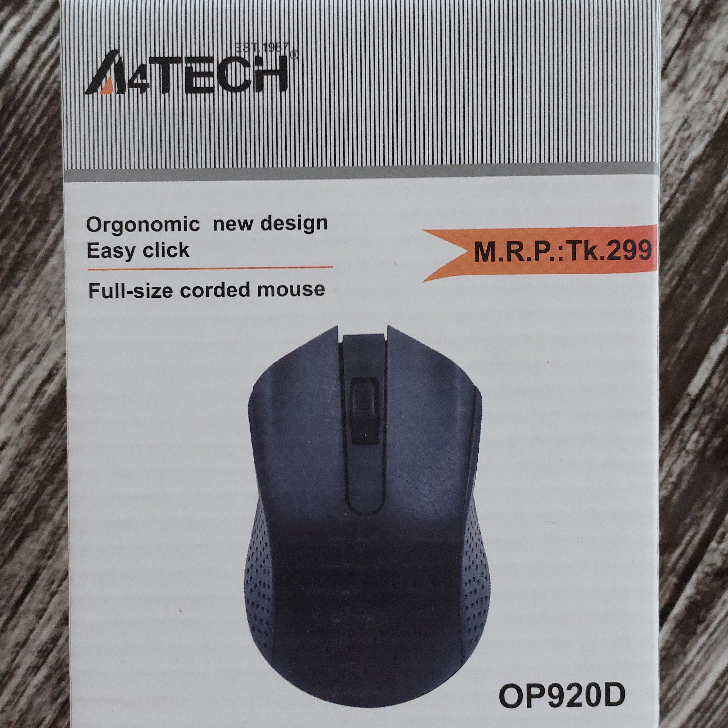 موس سیم دار برند A4tech