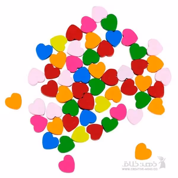 قلب های رنگی
