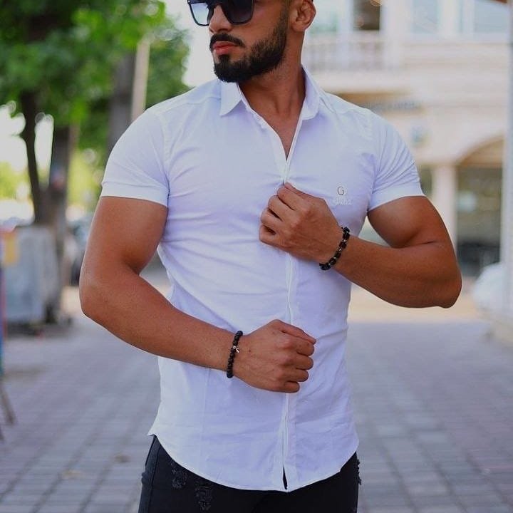 پیراهن پوپلین سفید