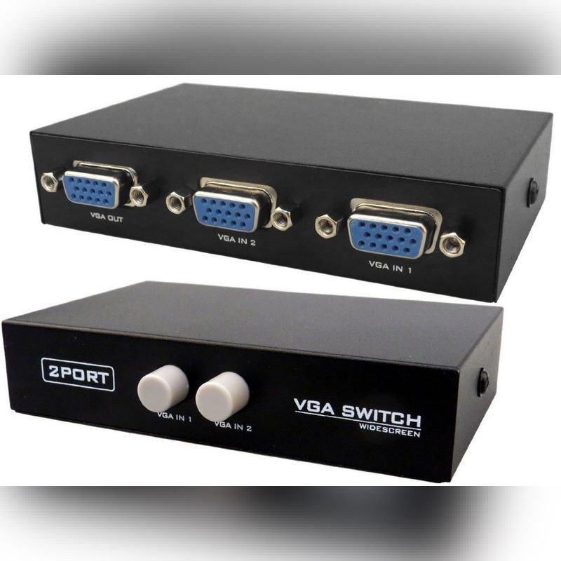دیتا سوییچ 2 به 1 پورت VGA مدل D-NET     
