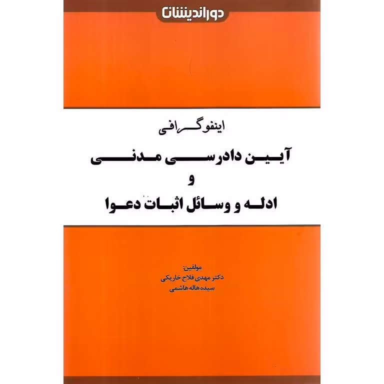 اینفوگرافی آیین دادرسی مدنی و ادله و وسائل اثبات دعوا