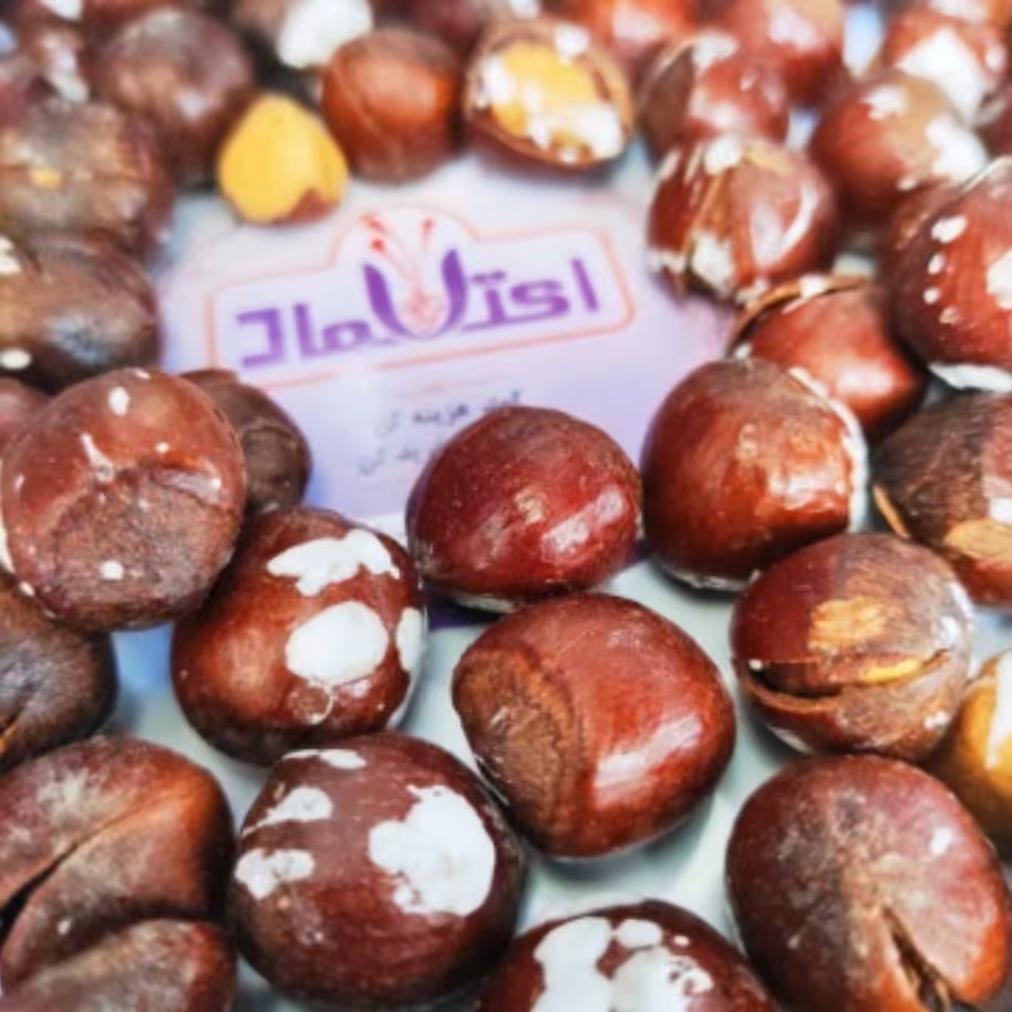 فندق امسالی برشته 250 گرمی اعتماد تازه پخت و نمکی