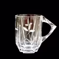 لیوان دسته دار تراش خورده رایز 