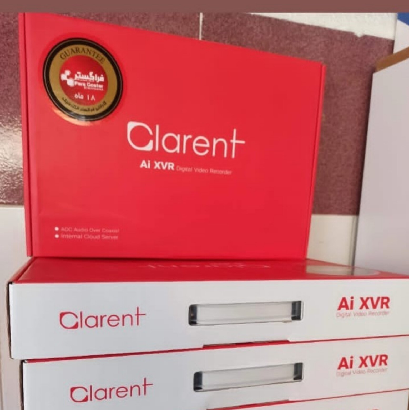 دستگاه دوربین مدار بسته 8کانال تشخیص چهره  برند کلارنت 5مگاپیکسل 