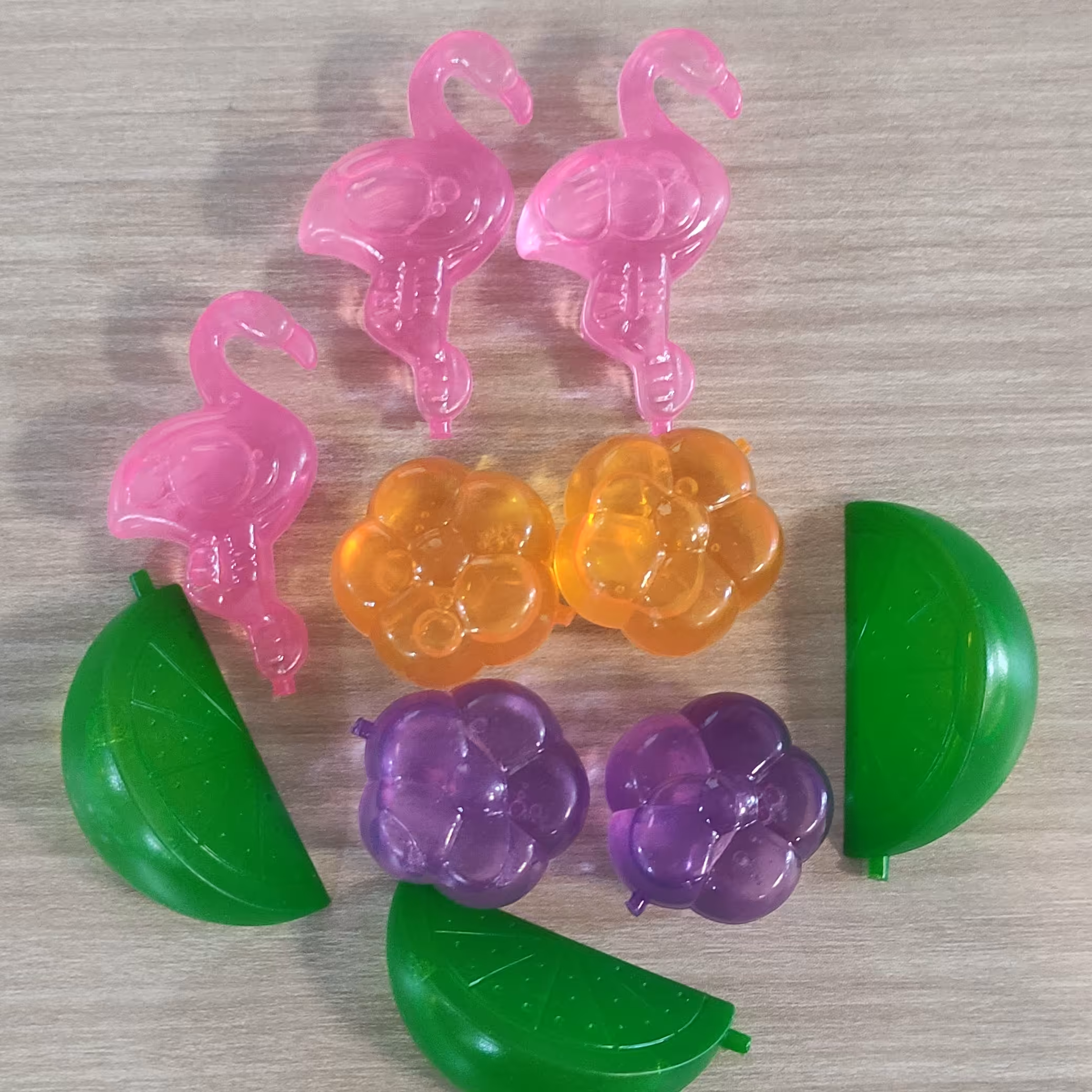 یخ مصنوعی  مجموعه 10 عددی مدل میوه قالب یخ مصنوعی طرح میوه 