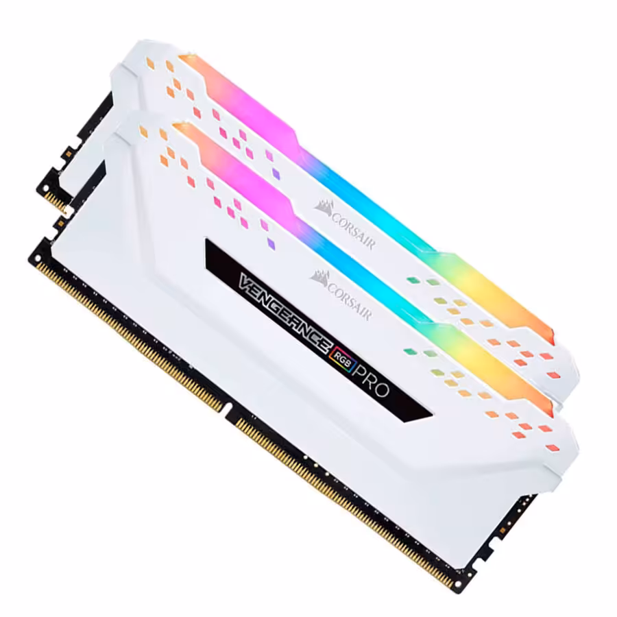 قیمت و خرید رم کورسیر VENGEANCE RGB PRO White 32GB Dual 3200MHz CL16 | یاس ارتباط