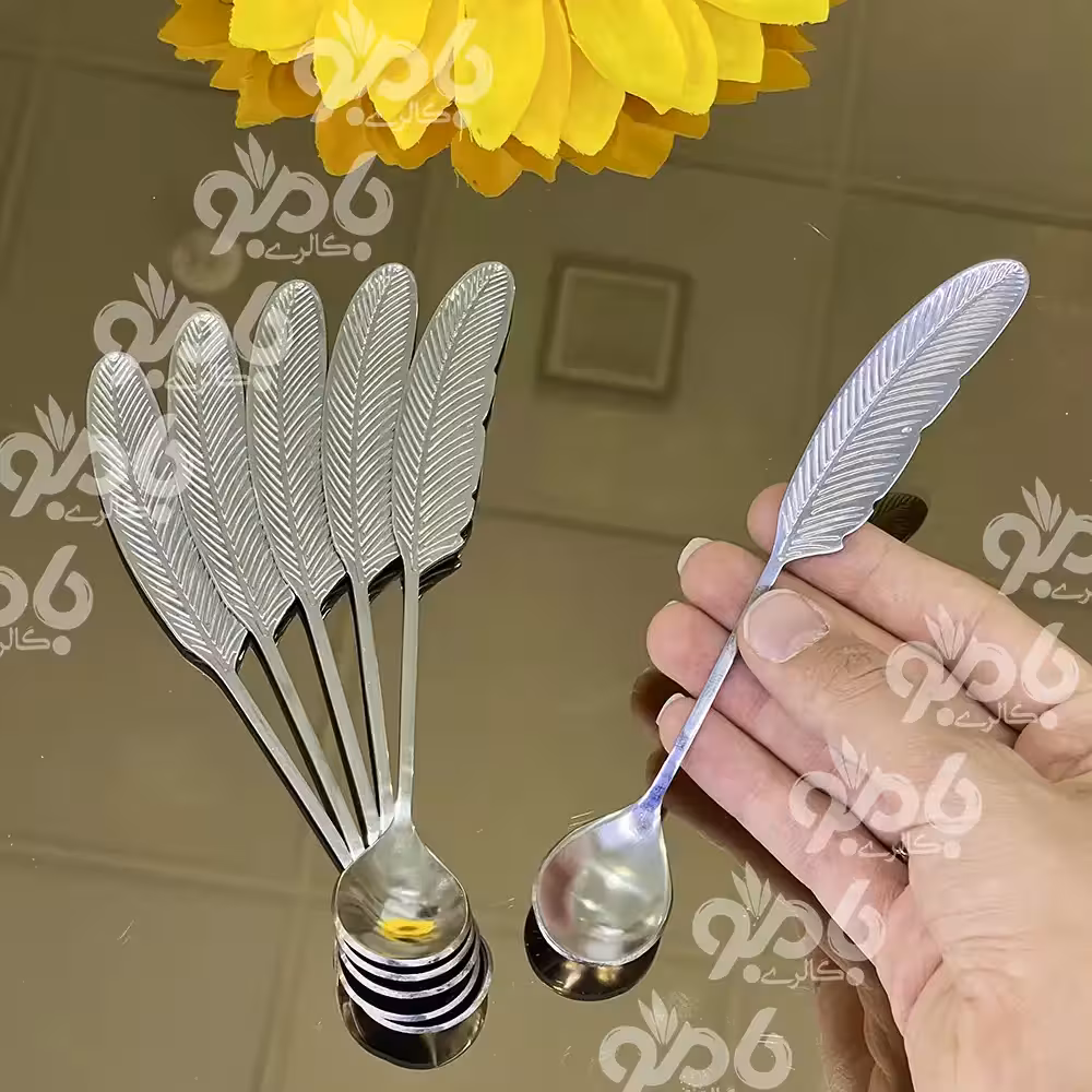 قاشق استیل طرح پر سیلور