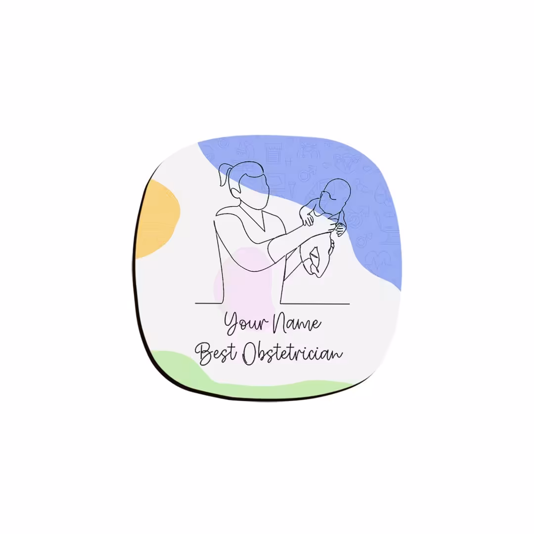 زیرلیوانی طرح ماما کدtpp007 ( امکان چاپ اسم فرد مورد نظر)