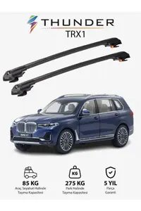 نوار محافظ خودرو مشکی BMW X7 2019 TRX1 CARRIER LOCKED SEARCH SEART SEAVE CABER CEILING BAR Thunder