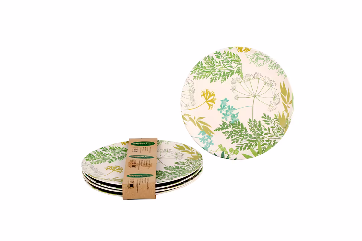 پیش دستی گرد بامبو والرین (VALERIAN) مدل DS20007