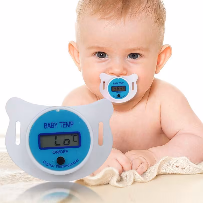 پستونک تبسنج کودک(هم پستونکه،هم تب بدن کودک را میگیره)