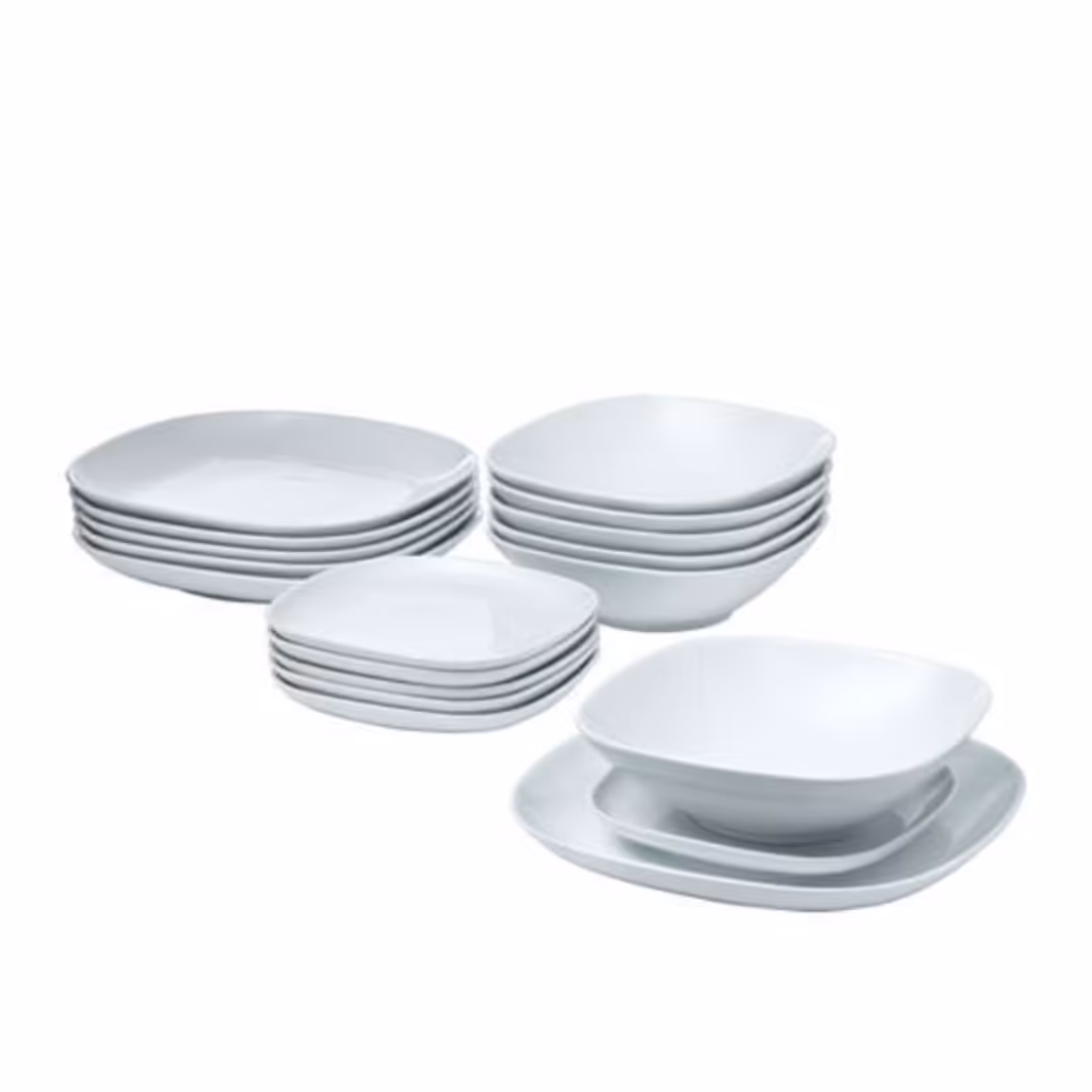 سرویس 18پارچه آیکیا مدل VARDERA. سفید. کدمحصول 702.773.54