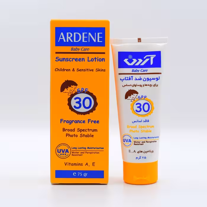 اورجینال لوسیون ضد آفتاب تیوپی کودک آردن spf30
