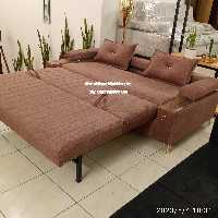 مبل تخت خوابشو دو نفره با پارچه درجه یک (پس کرایه)