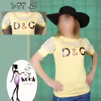 تیشرت طرح D & G زنانه