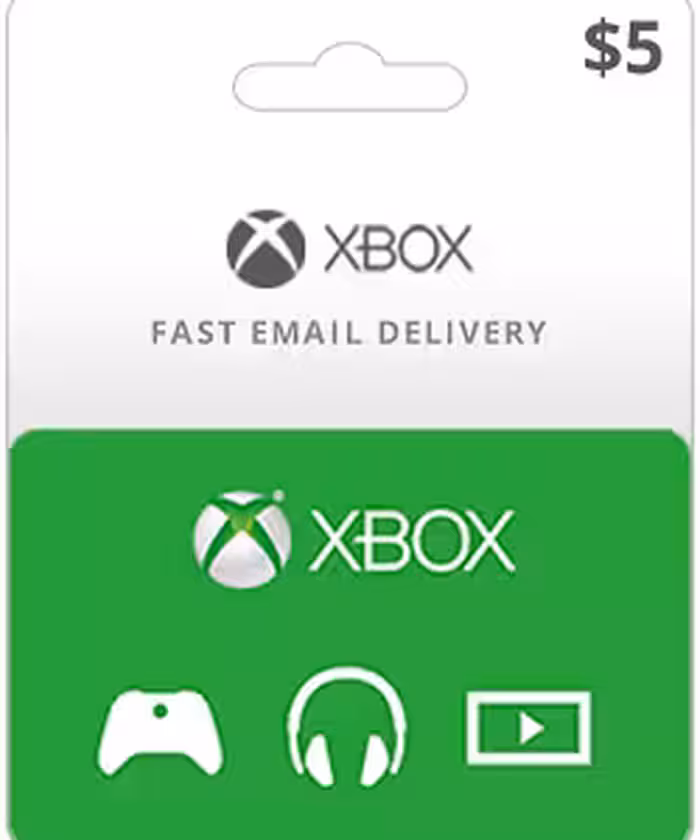 گیفت کارت ایکس باکس 5 دلاری آمریکا