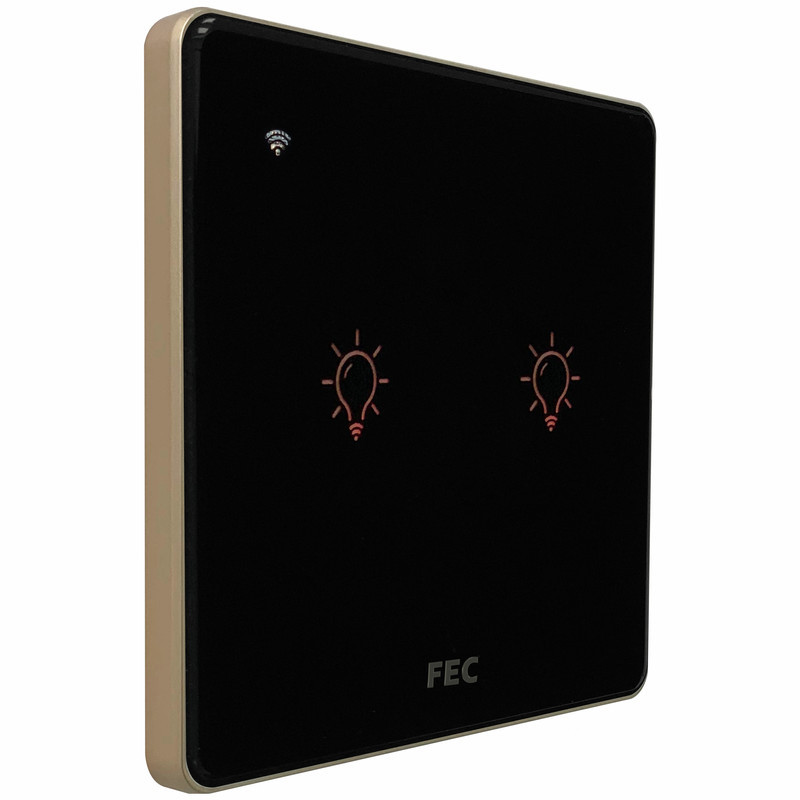 کلید دو پل اف ای سی مدل لمسی هوشمند