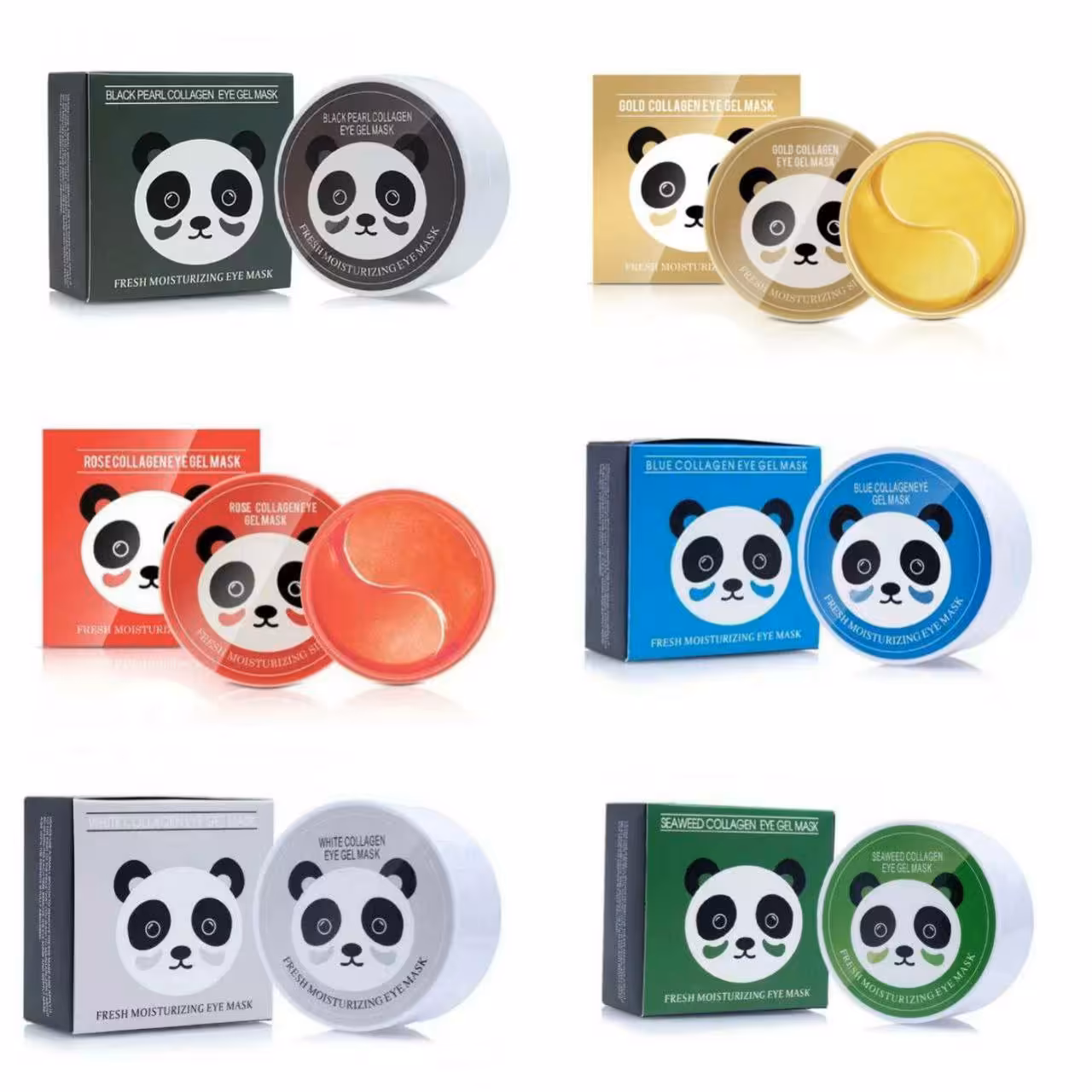 پچ زیر چشم کاسه ای رنگی طرح پاندا سرسان لاو