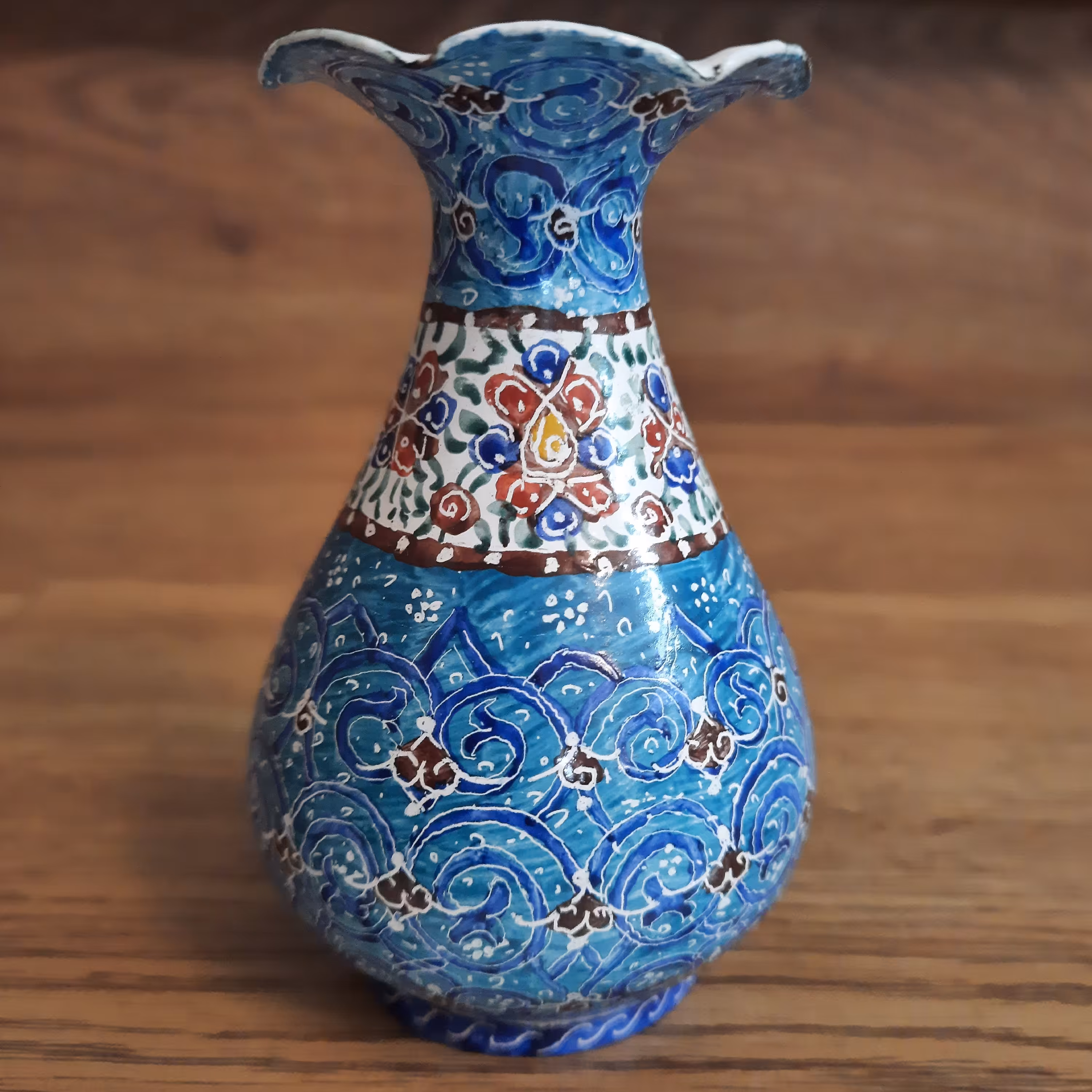 گلدان مینا کاری