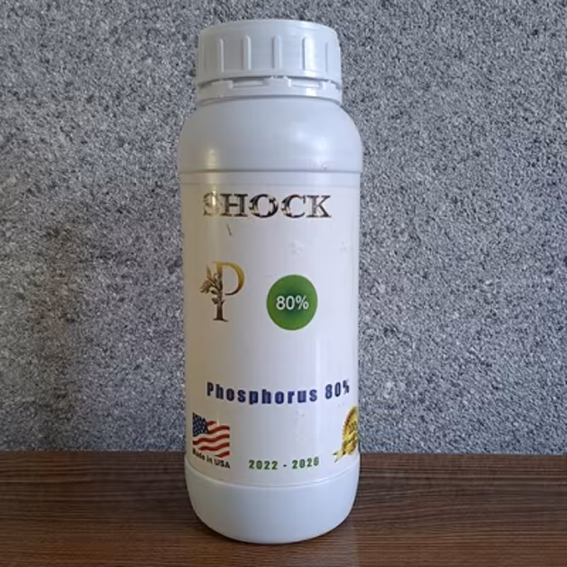  کود فسفر بالا 80 درصد شوک آمریکایی 1 لیتری