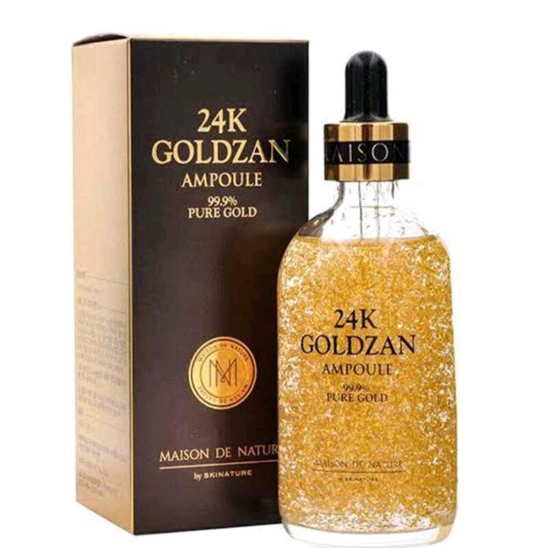 سرم ضد چین و چروک طلای صورت 24 عیار گلدزن goldzan