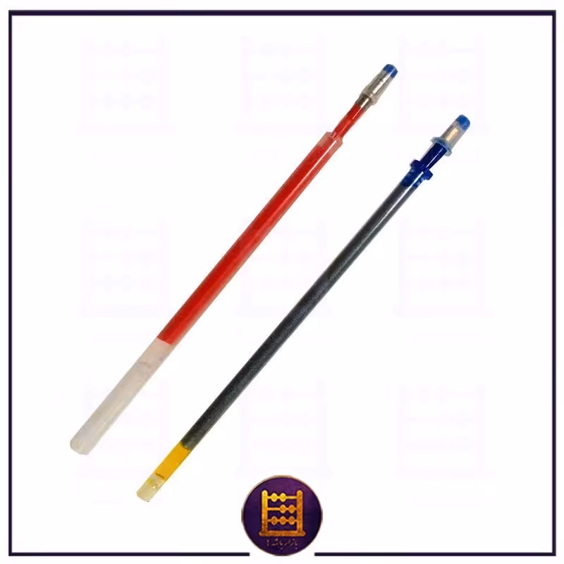 خودکار حرارتی و نبوک بسته دو عددی رنگ قرمز و طوسی