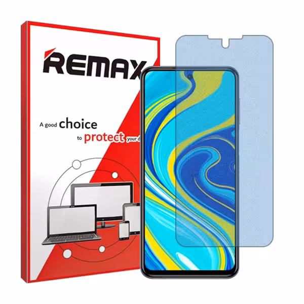 گلس شیائومی Redmi Note 9S مدل هیدروژلی مات آنتی بلو برند ریمکس کد S