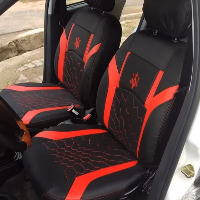 روکش صندلی پراید 111پارچه جودون با کیفیت عالی و رنگ های مختلف باضمانت ابر6میل تمام گلدوزی 