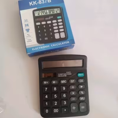 ماشین حساب رومیزی 12 رقمی KK-837B