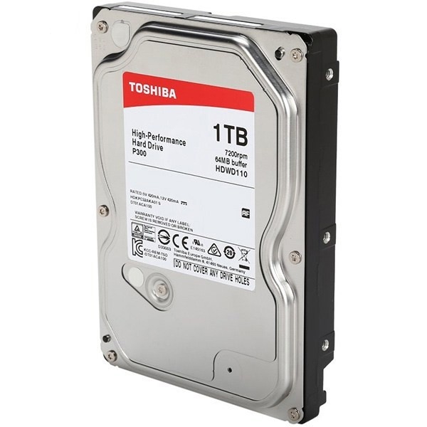 هارد دیسک اینترنال توشیبا مدل P300 HDWD110 ظرفیت 1 ترابایت