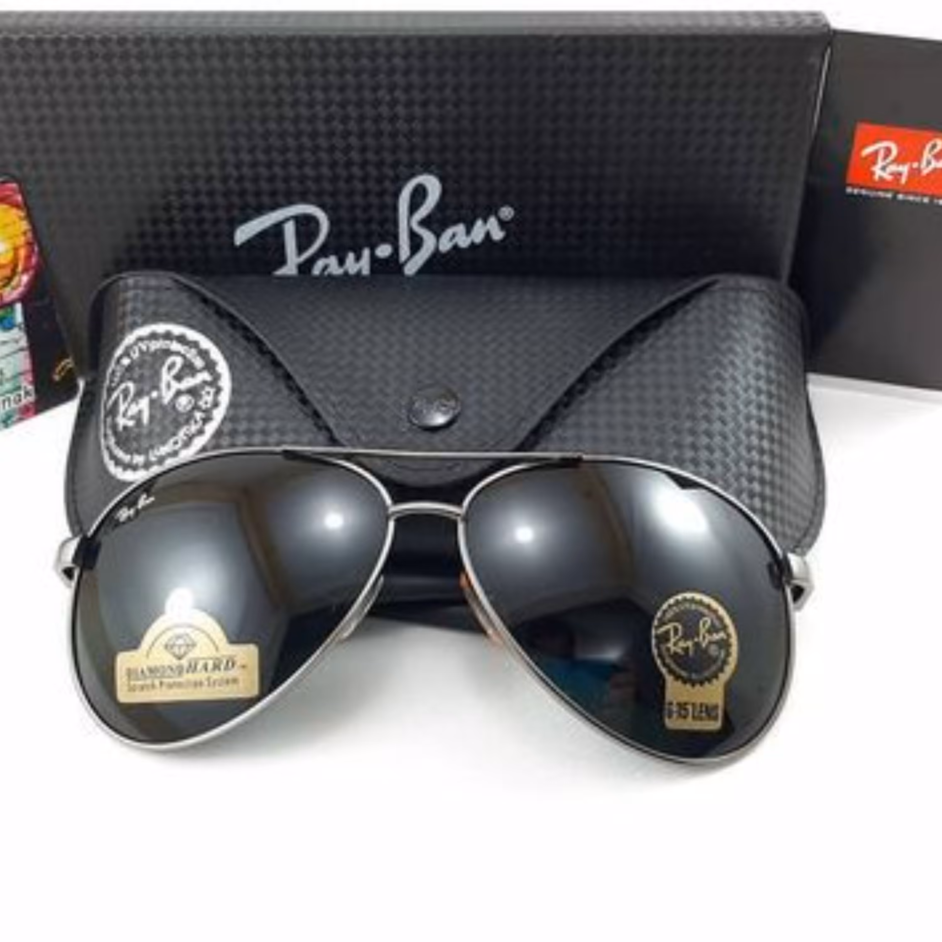 عینک آفتابی شیشه سنگ ریبن