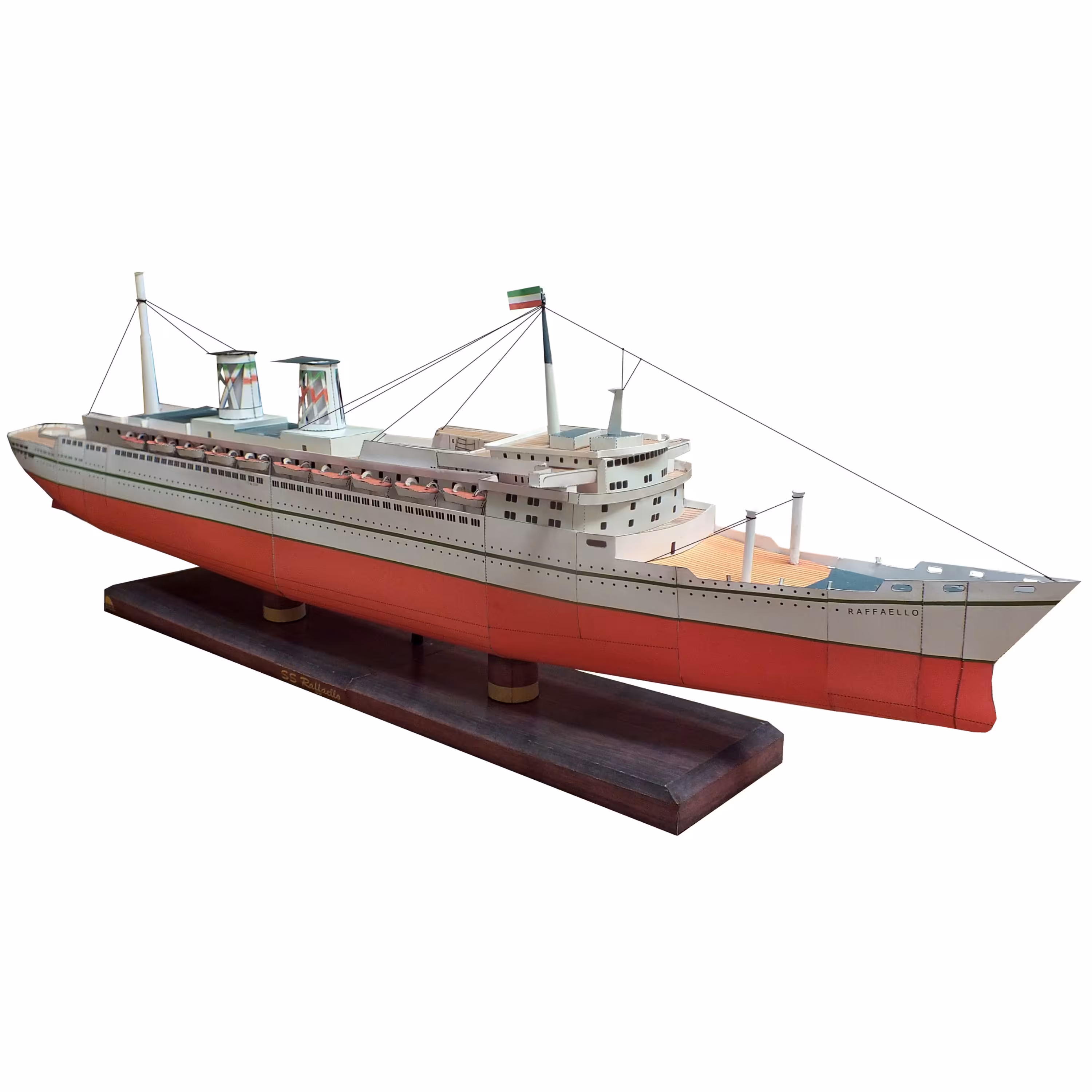 کیت ساخت ماکت مقوایی کشتی رافائلو