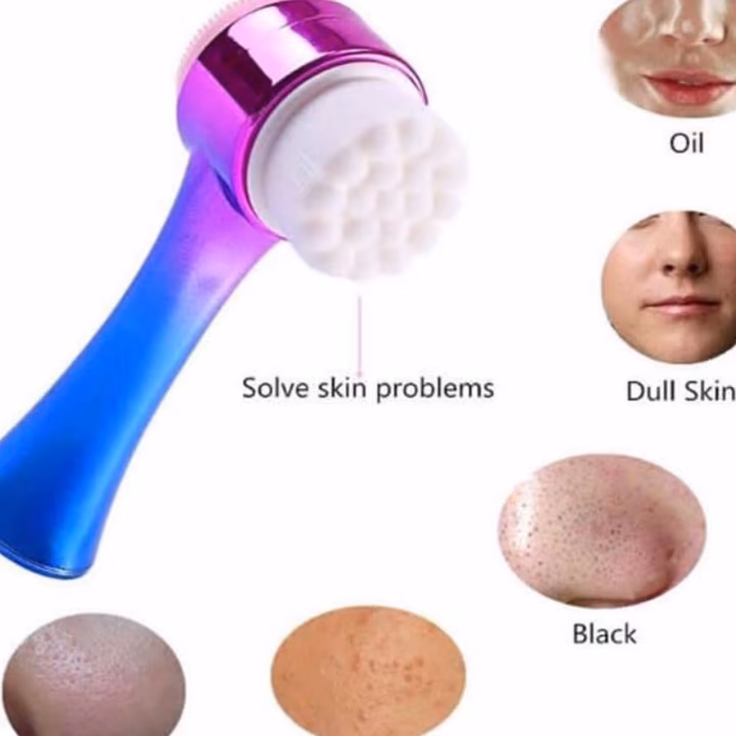 فیس براش (براش دوطرفه مخصوص شستشوی صورت )