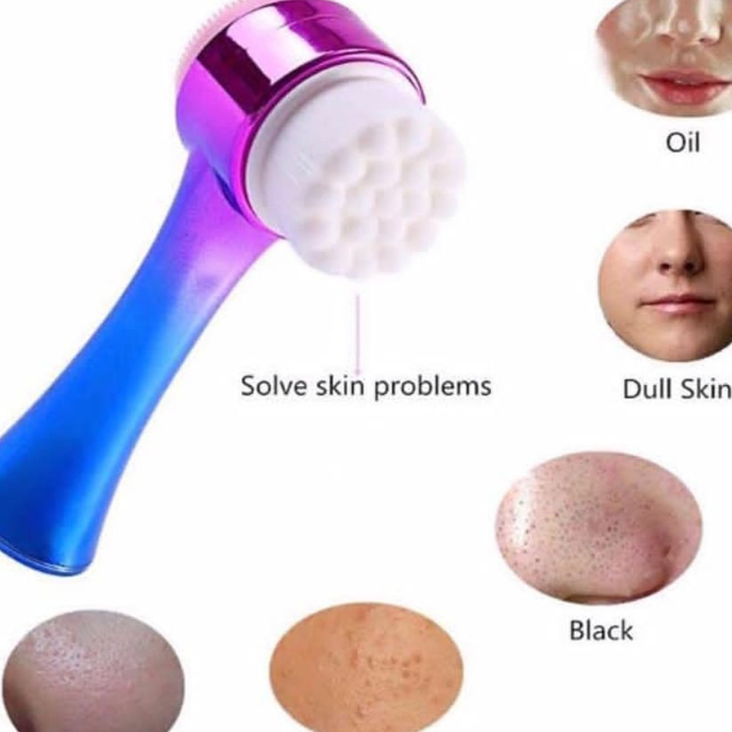 فیس براش (براش دوطرفه مخصوص شستشوی صورت )