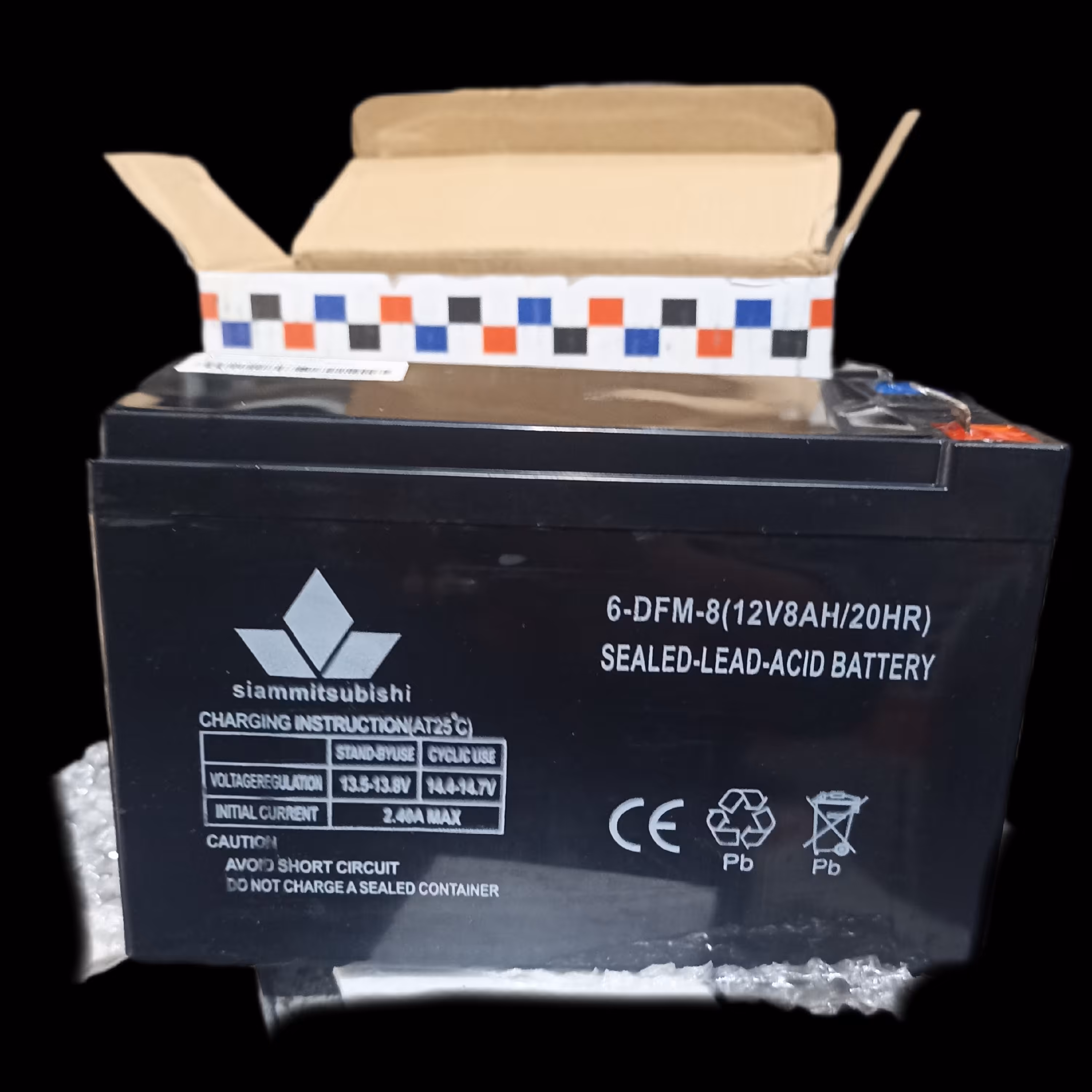 باطری سمپاش شارژی تک موتوره 8آمپر  تاریخ جدید