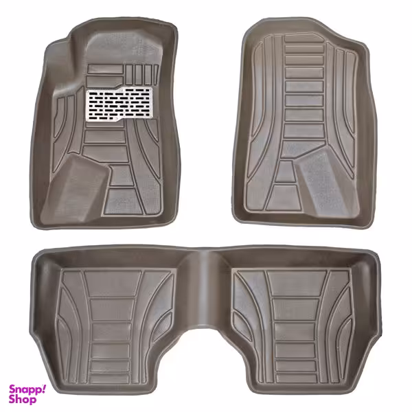 کفپوش سه بعدی خودرو  پانیذ  مدل پشت نمدی کد MHLB N مناسب برای پژو پارس tu5