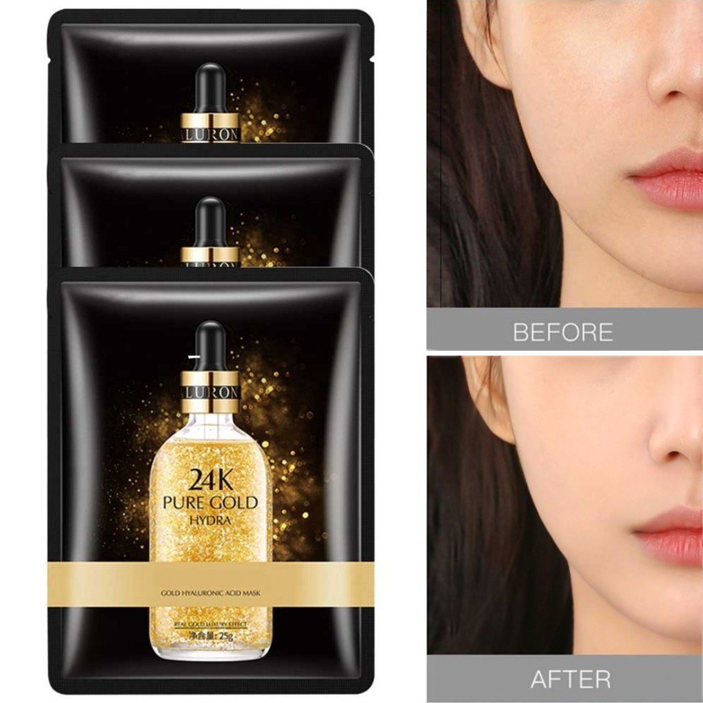 ماسک ورقه ای طلا از برند VEZE وزه 25 گرمی