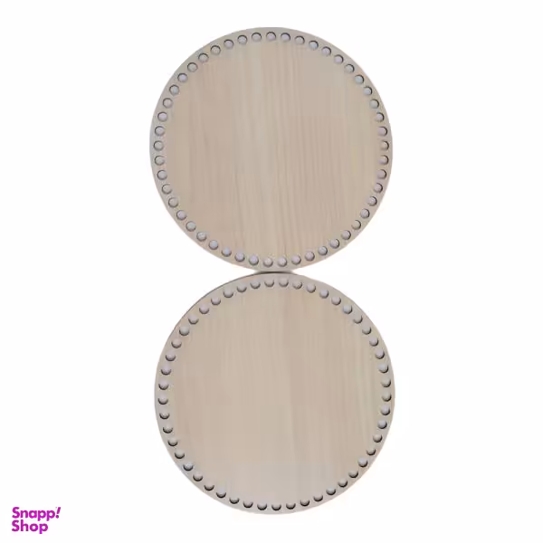 کفی تریکو بافی مدل دایره 15 کد K15-2 بسته 2 عددی