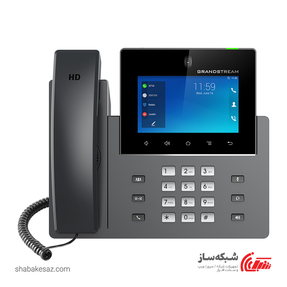 قیمت و خرید تلفن تصویری تحت شبکه گرنداستریم Grandstream GXV3350 - شبکه ساز
