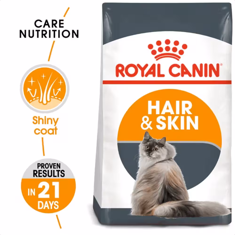 غذای گربه 2 کیلویی رویال کنین Royal Canin Hair And Skin Care