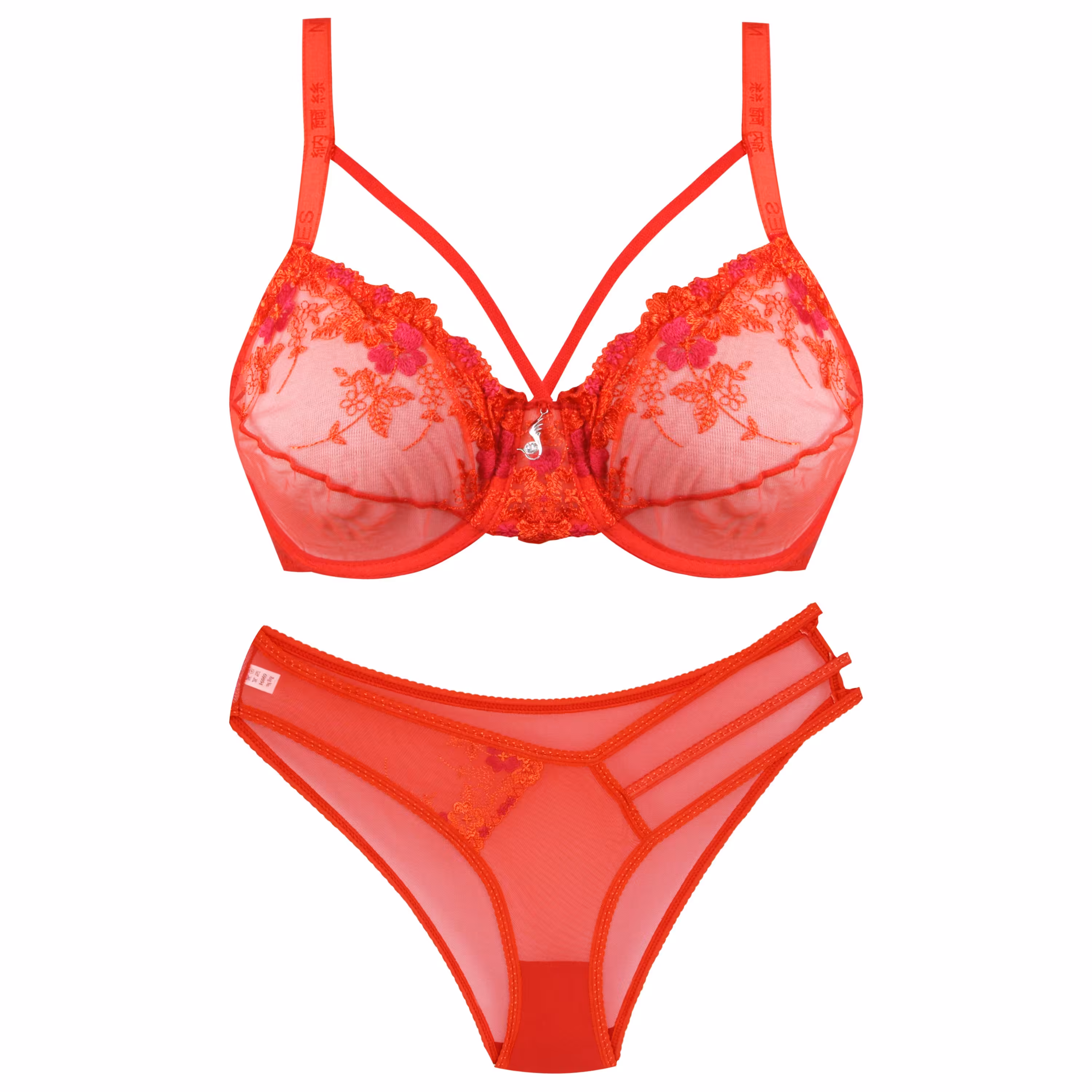 ست شورت و سوتین زنانه ماییلدا مدل 9019 رنگ قرمز