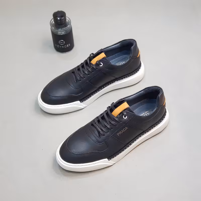 کفش روزمره مردانه مدل چرم طبیعی کد 0043 رنگ مشکی