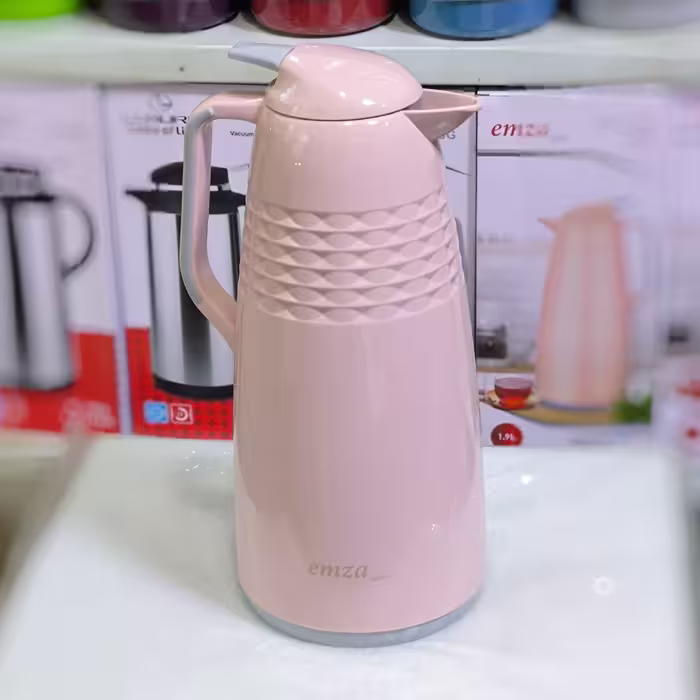 فلاسک  2لیتری emza درجه 1  شیشه  18  ساعته   کیفیت  عالی  تضمینی 