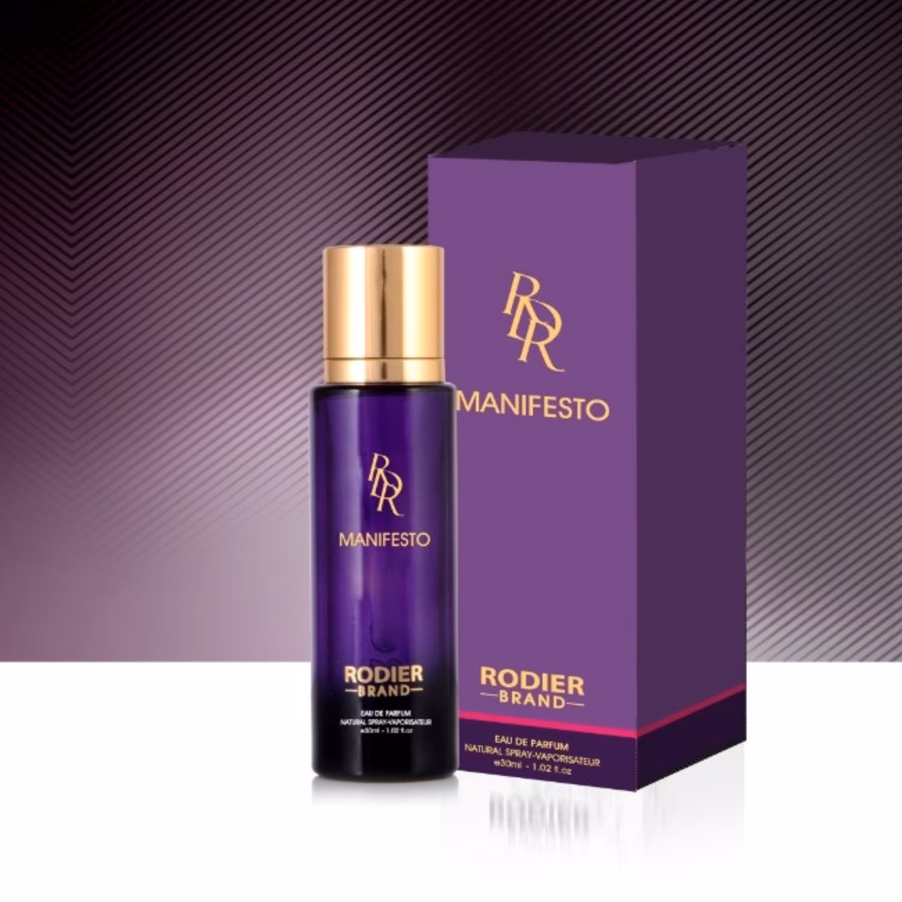 عطر جیبی زنانه 30 میل برند رودیر منیفستو (Manifesto)