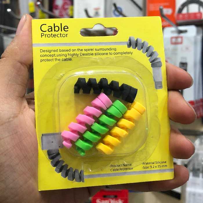 محافظ کابل سیلیکونی بسته 4 عددی