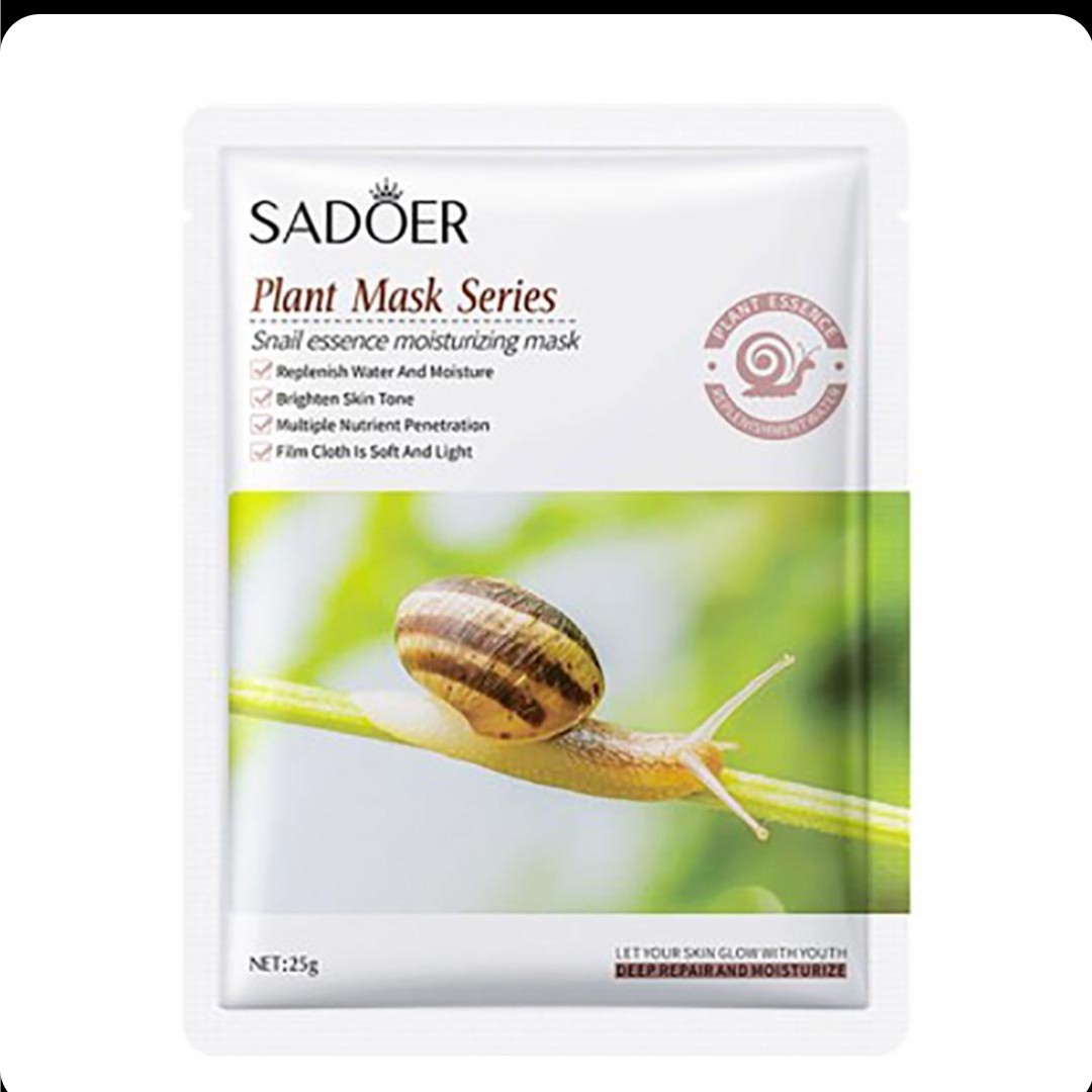 ماسک ورقه ای حلزون سادور SADOERکلاژن ساز 25گرمی