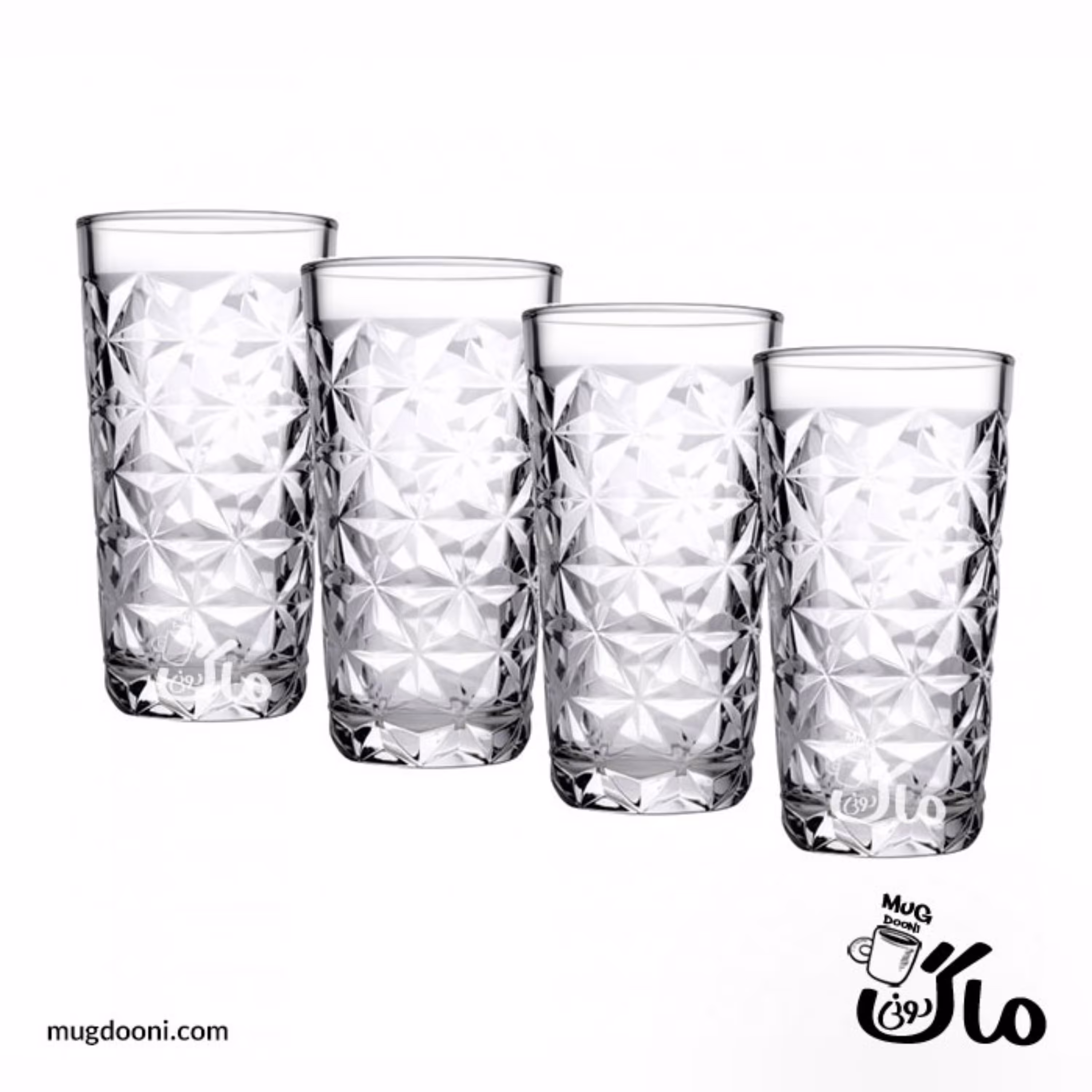 لیوان پاشاباغچه مدل استرلا  Estrella اورجینال بسته 4 عددی