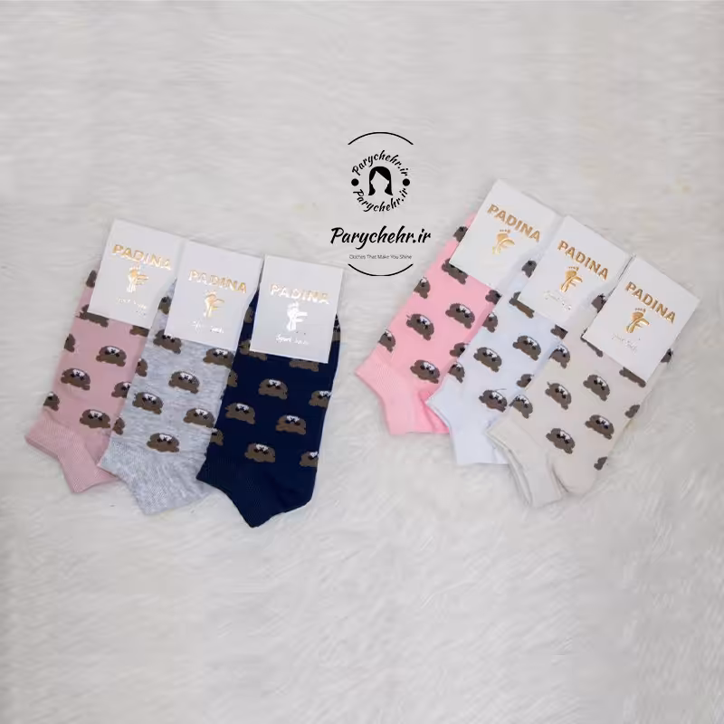 جوراب مچی طرح تدی