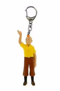 جا کلیدی تن تن pvc keyring tintin waving 42434